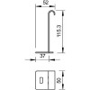 Комплект соединительный для ответв. H110 LAS 110 FT (болт+гайка) OBO 6221424