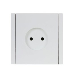 Розетка СП FORTE&PIANO FP218 10А без заземл. без защ. шторок винт. крепл. бел. IEK FP-R10-10-K01