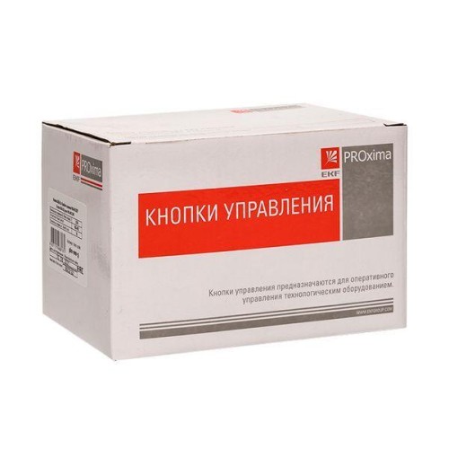 Кнопка "Грибок" AEAL-22 NO+NC с фиксацией красн. PROxima EKF pbn-aeal-r