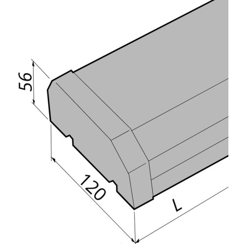 Светильник DPО B1200 2хТ8 G13 /под LED лампу Т8/ Владасвет 12083