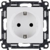 Розетка 1-м СП Valena Life 16А IP20 250В 2P+E винтов. клеммы механизм бел. Leg 753425