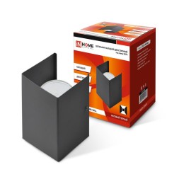 Светильник GX53S-WALL 2MB GX53 230В накладной двусторон. подсветка матов. черн. IN HOME 469061203429