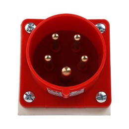 Вилка 515 16А 6h 380AC 3P+PE+N IP44 для монтажа на поверхность КЭАЗ 241215