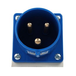 Вилка 523 32А 6h 220AC 2P+PE IP44 для монтажа на поверхность КЭАЗ 241216