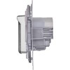 Розетка 1-м СП Inspiria 16А IP44 250В 2P+E защ. шторки с крышкой немецк. стандарт механизм алюм. Leg