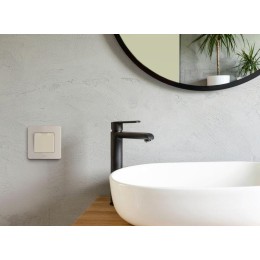 Розетка 1-м СП Inspiria 16А IP44 250В 2P+E защ. шторки с крышкой немецк. стандарт механизм сл. кость