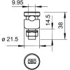 Соединитель Rd 8-10мм с напорной ванной 5001 N-FT OBO 5304164
