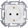 Розетка 1-м СП Inspiria 16А IP20 250В 2P+E защ. шторки немецк. стандарт механизм бел. Leg 673730