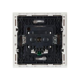 Розетка СП FORTE&PIANO FP214 16А с заземл. без защ. шторок безвинт. крепл. бел. IEK FP-R11-16-1-K01