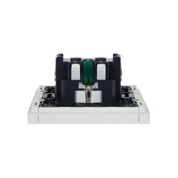 Розетка СП FORTE&PIANO FP214 16А с заземл. без защ. шторок безвинт. крепл. бел. IEK FP-R11-16-1-K01