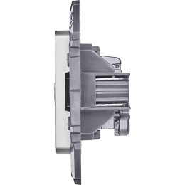 Розетка телевизионная TV Inspiria 2дБ 0-2400мГц с топологией "звезда" механизм алюм. Leg 673852