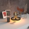 Лампа светодиодная филаментная Black Filament 6Вт G95 шар золотая 2400К тепл. бел. E27 360лм GAUSS 1