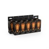 Лампа светодиодная филаментная Black Filament 8Вт ST64 золотая 2400К тепл. бел. E27 740лм GAUSS 1578