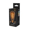 Лампа светодиодная филаментная Black Filament 6Вт ST64 золотая 2400К тепл. бел. E27 360лм GAUSS 1578