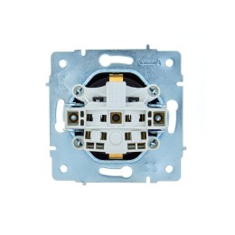 Розетка 1-м СП ASTI 16А IP20 с заземл. термопласт механизм черн. бархат. LEZARD 7081-4288-122B