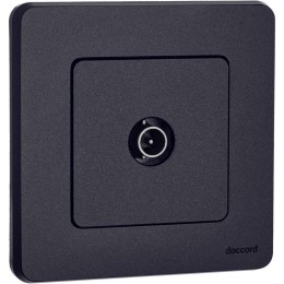 Розетка телевизионная оконечная TV Inspiria 10дБ 5-862мГц механизм антрацит Leg 673873