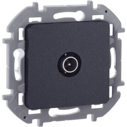 Розетка телевизионная оконечная TV Inspiria 10дБ 5-862мГц механизм антрацит Leg 673873