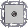 Розетка телевизионная проходная TV Inspiria 14дБ 5-862мГц механизм алюм. Leg 673862