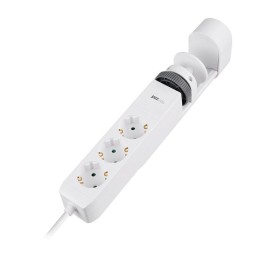 Удлинитель 3х1.5м на струбцине с заземл. с выкл. 3 USB выхода (2А+1С) IP20 ПВС 3х1 ETD-03U-150-wh (3