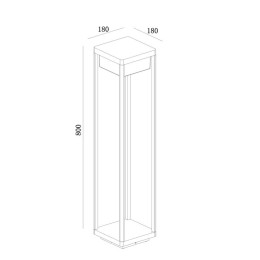 Светильник Baker Street 10Вт 3000К IP65 ландшафтный Maytoni O021FL-L10B3K