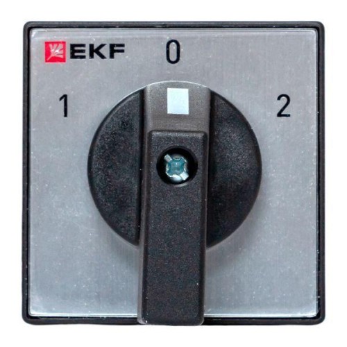Переключатель кулачковый ПК-1-22 2п 10А "1-0-2" IP65 EKF pk-1-22-10-65
