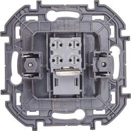 Розетка телефонная Inspiria RJ11 механизм алюм. Leg 673822