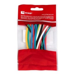 Набор трубок термоусадочных ТУТ 1/0.5; 1.5/0.75; 2/1; 2.5/1.25; 3/1.5 (6 цветов по 5шт 100мм) PROxim