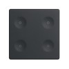 Выключатель сенсорный 4-кл. СП Simon 82 Sense IP20 без маркир. графит Simon 8000641-038