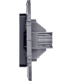 Розетка телефонная Inspiria RJ11 механизм антрацит Leg 673823