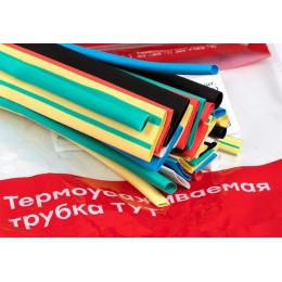 Набор трубок термоусадочных ТУТ 4/2; 6/3; 8/4; 10/5; 12/6 (7 цветов по 5шт 100мм) PROxima EKF tut-n-