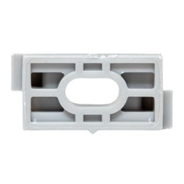 Держатель для труб (клипса) для ручного монтажа d20мм сер. Plast (уп.100шт) EKF derj-z-20sn