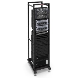 Стойка серверная открытая 45U 533х600х2062мм (ШхГхВ) двухрамная (RAL 9004) черн. SYSMATRIX GR 6645.9