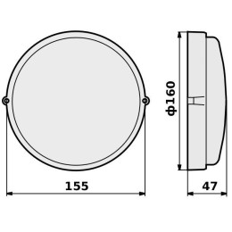 Светильник DPP 160 12Вт 4000К IP65 Владасвет 12061
