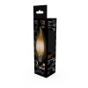 Лампа светодиодная филаментная Black Filament 11Вт свеча на ветру 2700К тепл. бел. E14 810лм GAUSS 1
