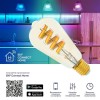 Лампа филаментная RGB E27 ST64 Умная EKF slwf-e27-st64-fil-rgbw