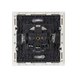 Розетка СП FORTE&PIANO FP216 16А с заземл. без защ. шторок винт. крепл. бел. IEK FP-R11-16-K01