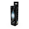 Лампа светодиодная филаментная Black Filament 11Вт свеча на ветру 4100К нейтр. бел. E14 830лм GAUSS