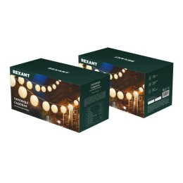 Гирлянда садовая Денг 635см 3000К встроен. аккумулятор солнечная панель коллекция Пекин Rexant 602-2