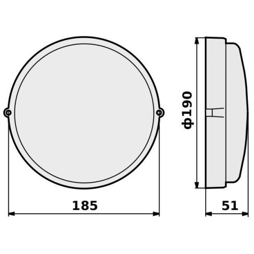 Светильник DPP 190 18Вт 4000К IP65 Владасвет 12063