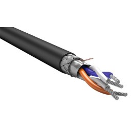 Кабель RS-485 2х2х0.78 нг(А)-HF черн. (уп.200м) ITK RC3-RS485-02-SF-4209