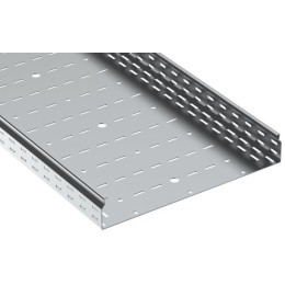 Лоток листовой перфорированный ESCA 7 80х500 L2500 сталь 1.5мм IEK CLP10-080-500-150-D25