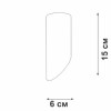 Светильник накладной 1хGU10 макс. 20Вт Vitaluce V4642-1/1PL