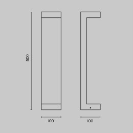 Светильник Barclay Street 9Вт 3000К IP54 ландшафтный Maytoni O013FL-L9B