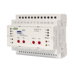 Устройство управления резервным питанием AVR-01-K (2 ввода; 1 нагрузка 35мм 3х400В+N 2х16А 2P IP20 м