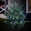 Гирлянда светодиодная управляемая"Нить" 10м 100LED бел. 10Вт 220-240В IP65 8 режимов провод ПВХ черн