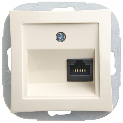 Розетка компьютерная СП Дуэт RJ45 кат.5E механизм беж. SchE WDE000283