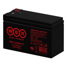Аккумулятор 12В 9А.ч WBR HRL1234W F2 WBR