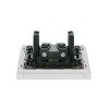 Розетка СП FORTE&PIANO FP217 10А без заземл. защ. шторки винт. крепл. бел. IEK FP-R13-10-K01