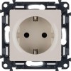 Розетка 1-м СП Valena Life 16А IP20 250В 2P+E защ. шторки безвинтов. клеммы с лицев. панелью механиз