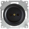Розетка 1-м СП Florence 16А IP20 без заземл. винтов. контакты механизм черн. (1E10301303) OneKeyElec